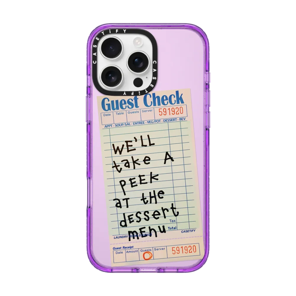 Impact iPhone 16 Pro Max Case MagSafe Compatible - The Dessert Menu Case