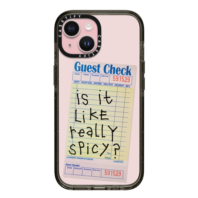 Laundry Room Studios x CASETiFY iPhone 15 Case Typography Black インパクトケース The Other Like Really Spicy Case Mother's Day Laundry Room Studios x CASETiFY iPhone 15 Case Typography Black インパクトケース The Other Like Really Spicy Case Mother's Day
