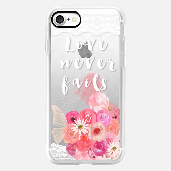 The Love Never Fails iPhone 7 Case by Li Zamperini Art | Casetify