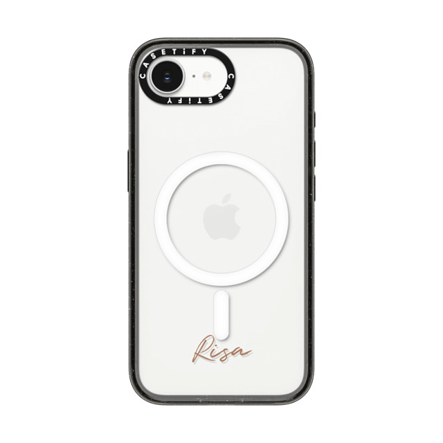 CASETiFY iPhone 16e Case Black Impact Case MagSafe Compatible Customization - (Risa) Back to School CASETiFY iPhone 16e Case Black Impact Case MagSafe Compatible Customization - (Risa) Back to School