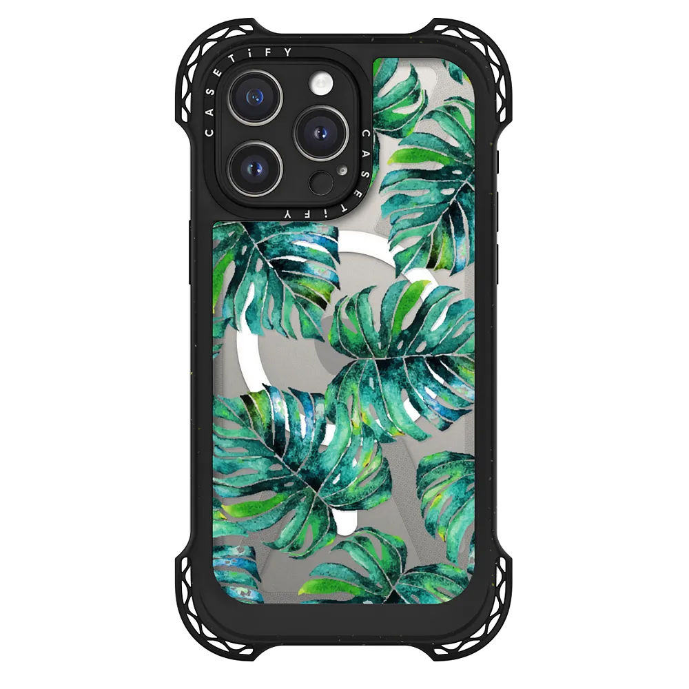 Monstera + Pastel Pink iPhone & iPod Case – CASETiFY (FR)