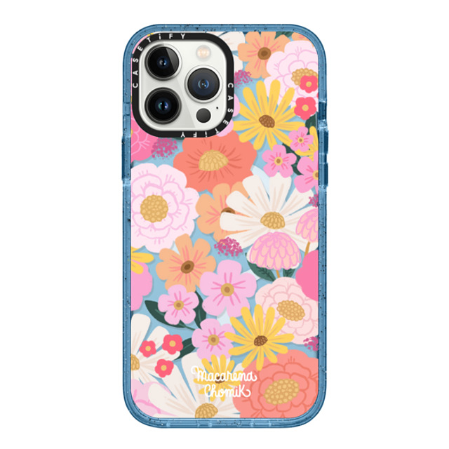 Macarena Chomik x CASETiFY iPhone 13 Pro Max ケース Floral,Cartoon ベイビーブルー インパクトケース MagSafe対応 Floral Joy by Macarena Chomik Father's Day Macarena Chomik x CASETiFY iPhone 13 Pro Max ケース Floral,Cartoon ベイビーブルー インパクトケース MagSafe対応 Floral Joy by Macarena Chomik Father's Day