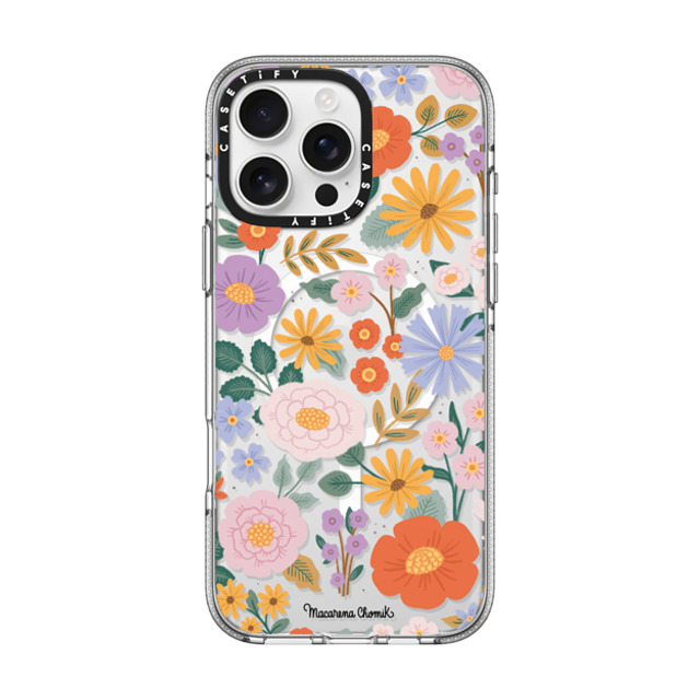 Macarena Chomik x CASETiFY iPhone 16 Pro Max Case Floral,Cartoon Clear Clear Case MagSafe Compatible Spring Blooms by Macarena Chomik Father's Day Macarena Chomik x CASETiFY iPhone 16 Pro Max Case Floral,Cartoon Clear Clear Case MagSafe Compatible Spring Blooms by Macarena Chomik Father's Day