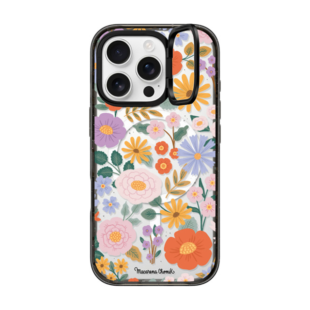 Macarena Chomik x CASETiFY iPhone 16 Pro Case Floral,Cartoon Black インパクトリングスタンドケース MagSafe対応 Spring Blooms by Macarena Chomik Father's Day Macarena Chomik x CASETiFY iPhone 16 Pro Case Floral,Cartoon Black インパクトリングスタンドケース MagSafe対応 Spring Blooms by Macarena Chomik Father's Day