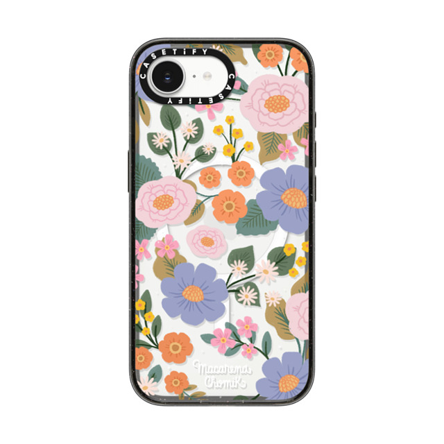 Macarena Chomik x CASETiFY iPhone 16e Case Sticker,Floral Black Impact Case MagSafe Compatible Wildflower Dreams by Macarena Chomik Back to School Macarena Chomik x CASETiFY iPhone 16e Case Sticker,Floral Black Impact Case MagSafe Compatible Wildflower Dreams by Macarena Chomik Back to School