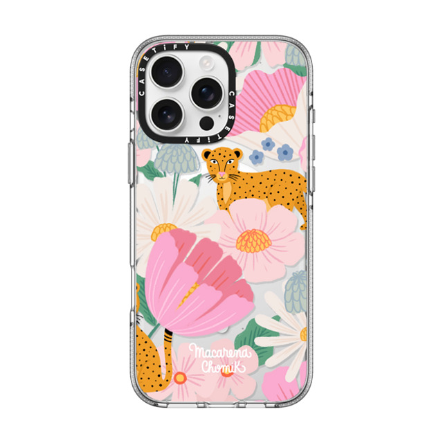 Macarena Chomik x CASETiFY iPhone 16 Pro Max ケース クリア クリア ケース MagSafe対応 Safari by Macarena Chomik