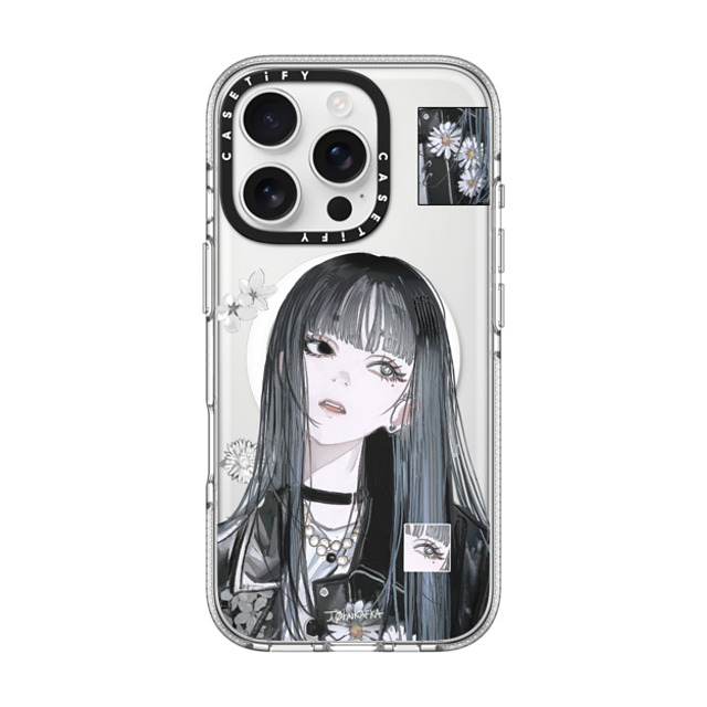 John Kafka x CASETiFY iPhone 16 Pro Case Floral,Anime Clear Impact Clear Case MagSafe Compatible Fading Bloom John Kafka x CASETiFY iPhone 16 Pro Case Floral,Anime Clear Impact Clear Case MagSafe Compatible Fading Bloom