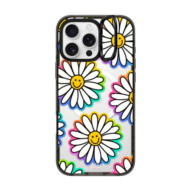 Artsy Craftsy x CASETiFY iPhone 16 Pro Max ケース ブラック インパクトリングスタンドケース MagSafe対応 FLOWER POWER Father's Day Artsy Craftsy x CASETiFY iPhone 16 Pro Max ケース ブラック インパクトリングスタンドケース MagSafe対応 FLOWER POWER Father's Day