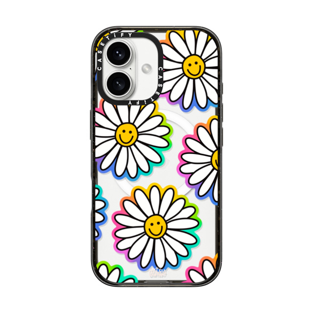 Artsy Craftsy x CASETiFY iPhone 16 ケース ブラック インパクトケース MagSafe対応 FLOWER POWER Father's Day Artsy Craftsy x CASETiFY iPhone 16 ケース ブラック インパクトケース MagSafe対応 FLOWER POWER Father's Day