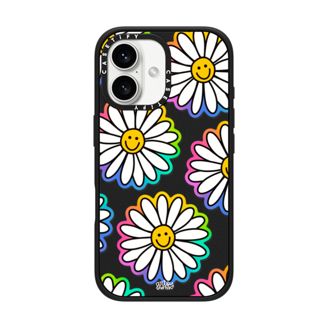 Artsy Craftsy x CASETiFY iPhone 16 ケース マットブラック インパクトケース MagSafe対応 FLOWER POWER Mother's Day Artsy Craftsy x CASETiFY iPhone 16 ケース マットブラック インパクトケース MagSafe対応 FLOWER POWER Mother's Day