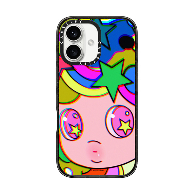 CASETiFY iPhone 16 Case Black Impact Case MagSafe Compatible Cartoon,Digital Art Digital Art,Cartoon Froggy Back to School CASETiFY iPhone 16 Case Black Impact Case MagSafe Compatible Cartoon,Digital Art Digital Art,Cartoon Froggy Back to School