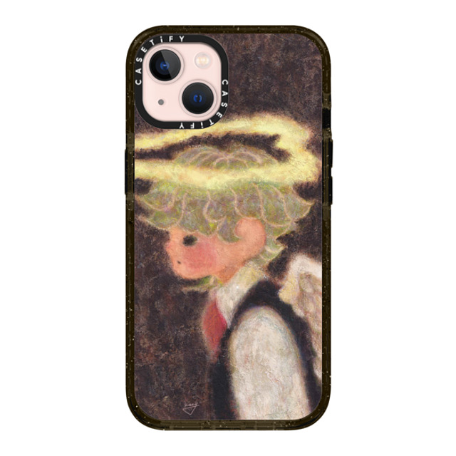 Kazy Chan x CASETiFY iPhone 13 ケース ブラック インパクトケース Halo pair - Boy