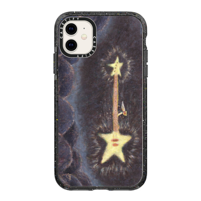 Kazy Chan x CASETiFY iPhone 11 ケース ブラック インパクトケース Space Guitar Back to School Kazy Chan x CASETiFY iPhone 11 ケース ブラック インパクトケース Space Guitar Back to School