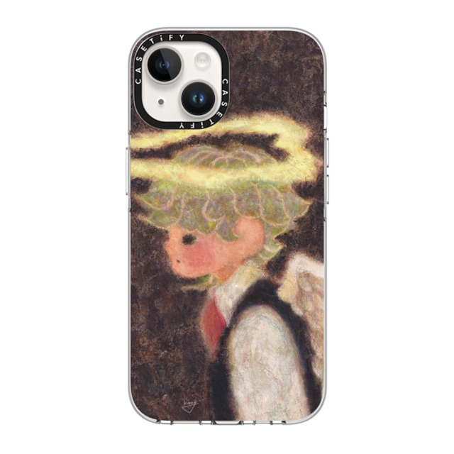 Kazy Chan x CASETiFY iPhone 14 ケース クリア クリア ケース MagSafe対応 Halo pair - Boy