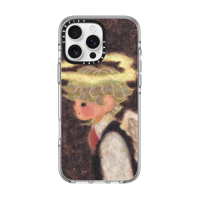 Kazy Chan x CASETiFY iPhone 16 Pro Max ケース クリア クリア ケース MagSafe対応 Halo pair - Boy