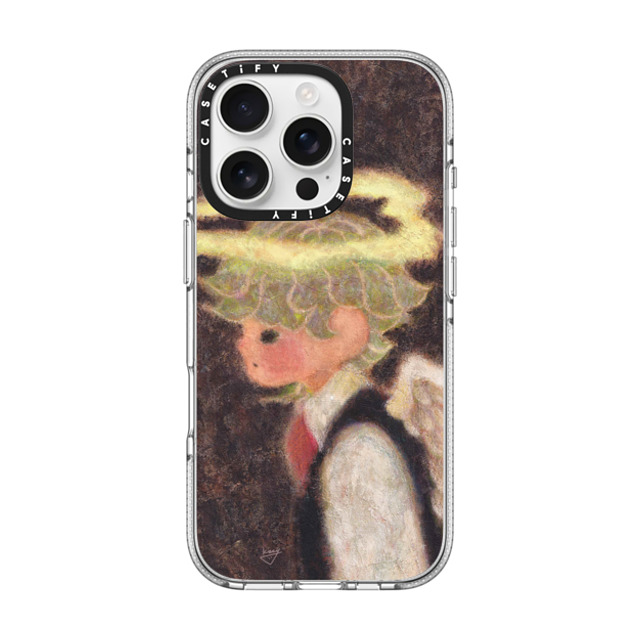 Kazy Chan x CASETiFY iPhone 16 Pro ケース クリア クリア ケース MagSafe対応 Halo pair - Boy