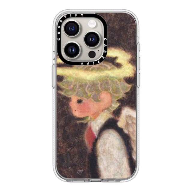 Kazy Chan x CASETiFY iPhone 15 Pro ケース クリア クリア ケース MagSafe対応 Halo pair - Boy