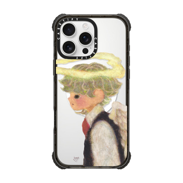 Kazy Chan x CASETiFY iPhone 16 Pro Max ケース ブラック ウルトラ インパクトケース MagSafe 対応 Halo pair - Boy New iPhone Kazy Chan x CASETiFY iPhone 16 Pro Max ケース ブラック ウルトラ インパクトケース MagSafe 対応 Halo pair - Boy New iPhone
