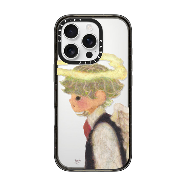 Kazy Chan x CASETiFY iPhone 16 Pro ケース ブラック インパクトケース Halo pair - Boy New iPhone Kazy Chan x CASETiFY iPhone 16 Pro ケース ブラック インパクトケース Halo pair - Boy New iPhone