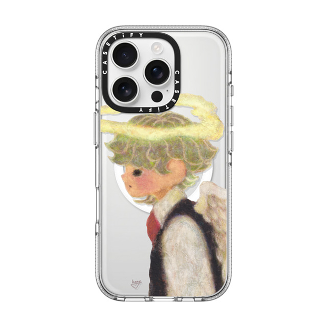 Kazy Chan x CASETiFY iPhone 16 Pro ケース クリア インパクト クリアケース MagSafe対応 Halo pair - Boy New iPhone Kazy Chan x CASETiFY iPhone 16 Pro ケース クリア インパクト クリアケース MagSafe対応 Halo pair - Boy New iPhone