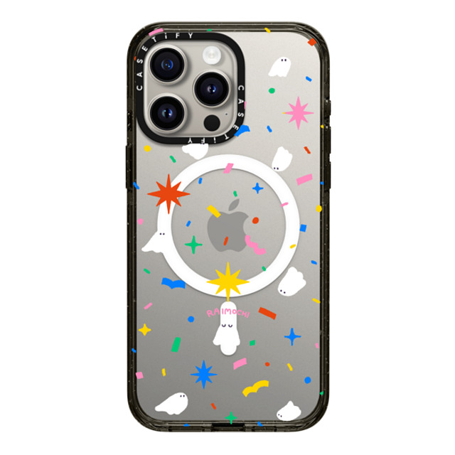 Raimochi x CASETiFY iPhone 15 Pro Max Case Cartoon Black Impact Case MagSafe Compatible Happy Hours by Raimochi Mother's Day Raimochi x CASETiFY iPhone 15 Pro Max Case Cartoon Black Impact Case MagSafe Compatible Happy Hours by Raimochi Mother's Day