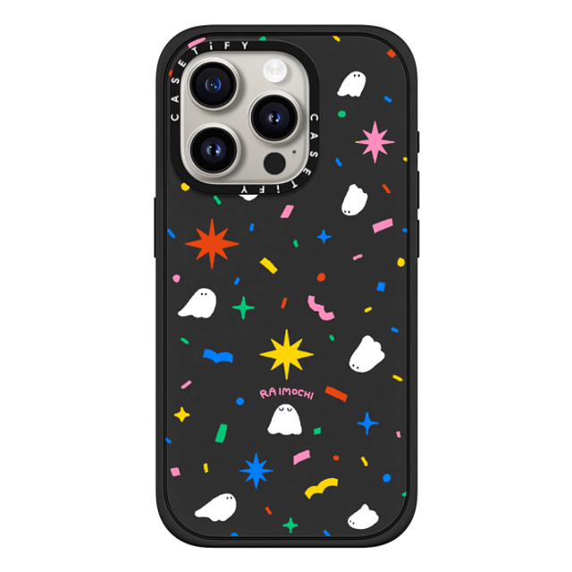 Raimochi x CASETiFY iPhone 15 Pro ケース Cartoon マットブラック インパクトケース MagSafe対応 Happy Hours by Raimochi Back to School Raimochi x CASETiFY iPhone 15 Pro ケース Cartoon マットブラック インパクトケース MagSafe対応 Happy Hours by Raimochi Back to School