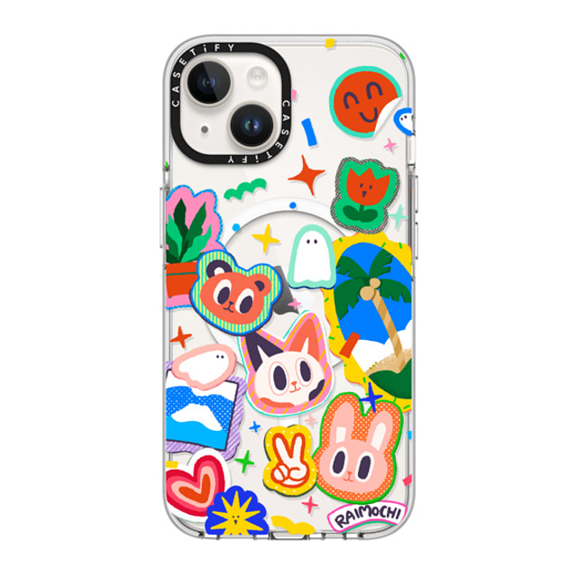 Raimochi x CASETiFY iPhone 14 Case Clear Clear Case MagSafe Compatible HAVE FUN! by Raimochi Raimochi x CASETiFY iPhone 14 Case Clear Clear Case MagSafe Compatible HAVE FUN! by Raimochi
