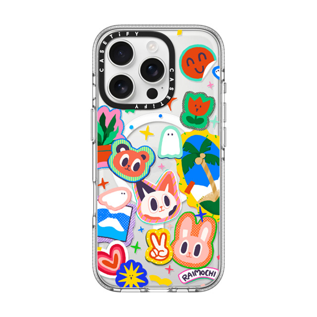 Raimochi x CASETiFY iPhone 16 Pro Case Clear Clear Case MagSafe Compatible HAVE FUN! by Raimochi Raimochi x CASETiFY iPhone 16 Pro Case Clear Clear Case MagSafe Compatible HAVE FUN! by Raimochi