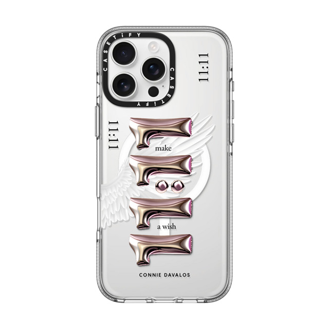 Connie Davalos x CASETiFY iPhone 16 Pro Max Case Clear Clear Case MagSafe Compatible Wish Case Father's Day Connie Davalos x CASETiFY iPhone 16 Pro Max Case Clear Clear Case MagSafe Compatible Wish Case Father's Day