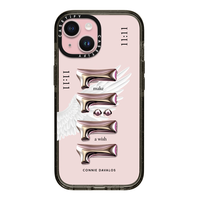 Connie Davalos x CASETiFY iPhone 15 Case Black インパクトケース Wish Case Mother's Day Connie Davalos x CASETiFY iPhone 15 Case Black インパクトケース Wish Case Mother's Day