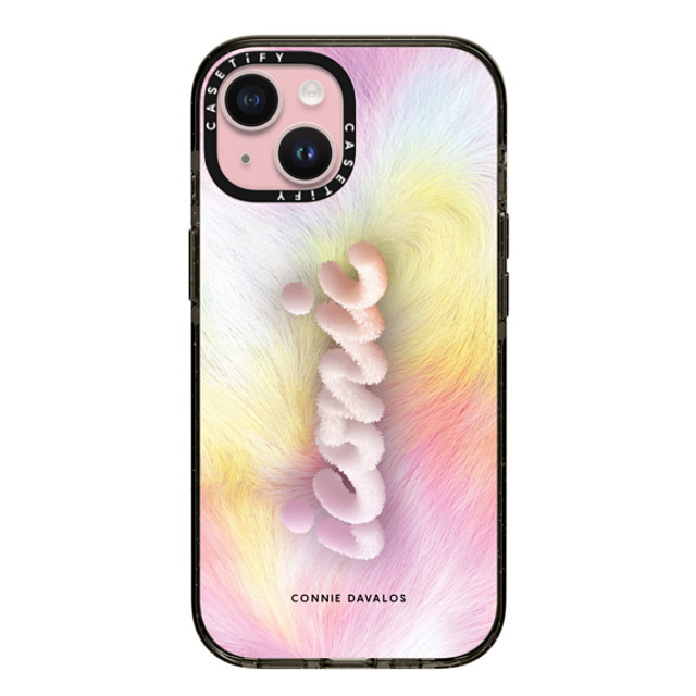 Connie Davalos x CASETiFY iPhone 15 Case ブラック インパクトケース ICONIC Mother's Day Connie Davalos x CASETiFY iPhone 15 Case ブラック インパクトケース ICONIC Mother's Day