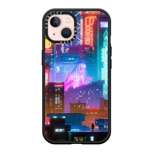 Desmond Lo x CASETiFY iPhone 13 ケース マットブラック インパクトケース MagSafe対応 HORIZON.