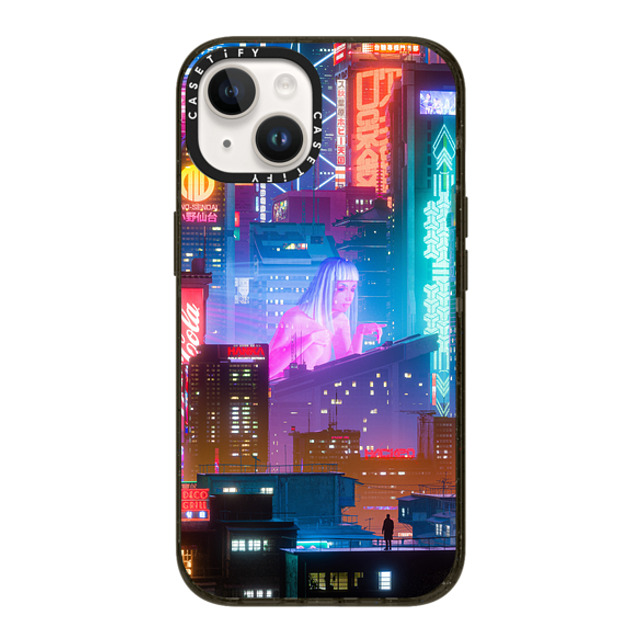 Desmond Lo x CASETiFY iPhone 14 ケース ブラック インパクトケース HORIZON.