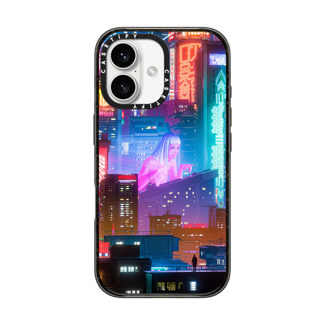 Desmond Lo x CASETiFY iPhone 16 ケース ブラック インパクトケース MagSafe対応 HORIZON.