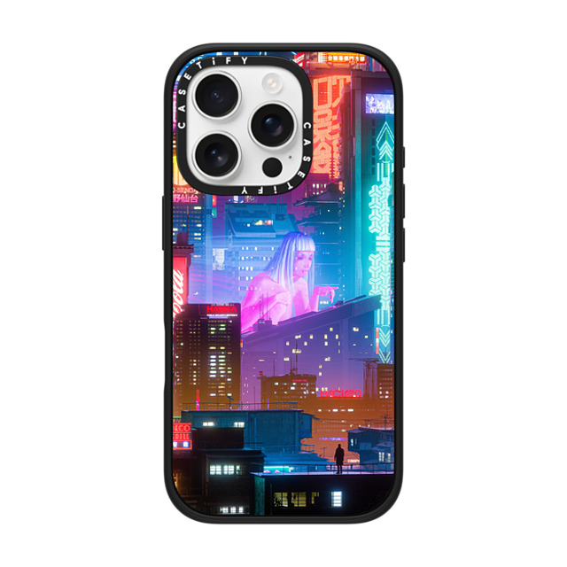 Desmond Lo x CASETiFY iPhone 16 Pro ケース マットブラック インパクトケース MagSafe対応 HORIZON.