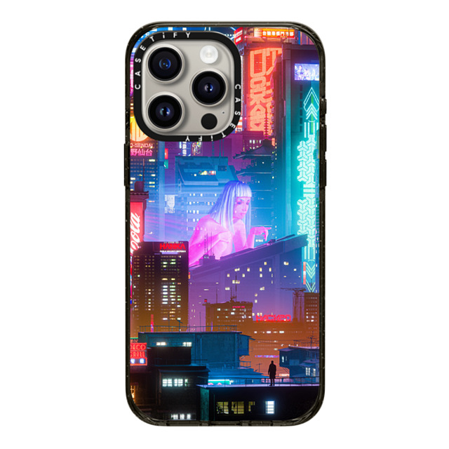 Desmond Lo x CASETiFY iPhone 15 Pro Max ケース ブラック インパクトケース MagSafe対応 HORIZON.