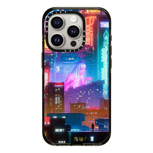 Desmond Lo x CASETiFY iPhone 15 Pro ケース ブラック インパクトケース HORIZON.