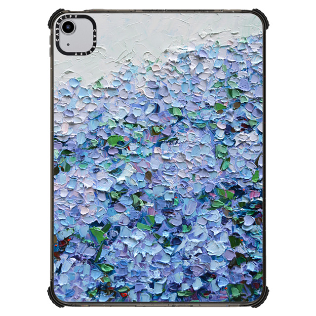 Ann Marie Coolick x CASETiFY iPad Air (第4/5世代) Floral,Fine Art ブラック iPad インパクト ケース Nantucket Blue Hydrangeas Mother's Day Ann Marie Coolick x CASETiFY iPad Air (第4/5世代) Floral,Fine Art ブラック iPad インパクト ケース Nantucket Blue Hydrangeas Mother's Day