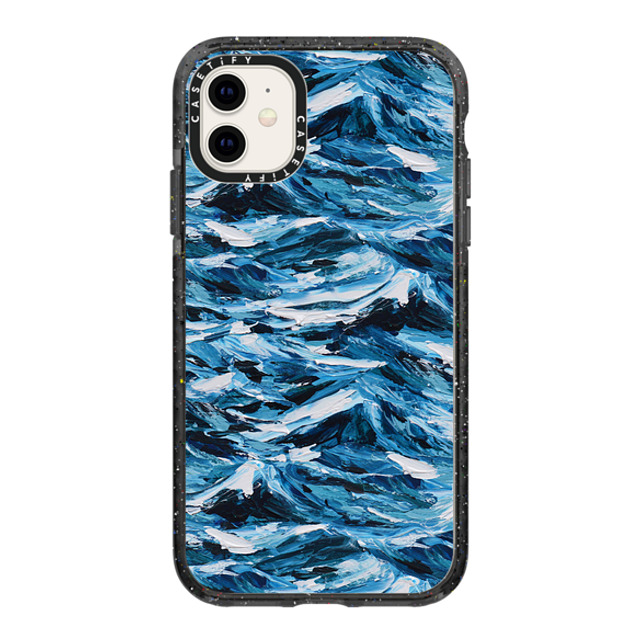Ann Marie Coolick x CASETiFY iPhone 11 Case Black Impact Case Deep Blue Seas Ann Marie Coolick x CASETiFY iPhone 11 Case Black Impact Case Deep Blue Seas