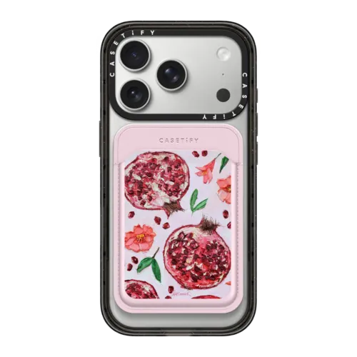 Snappy MagSafe Wallet - Pomegranate Garden