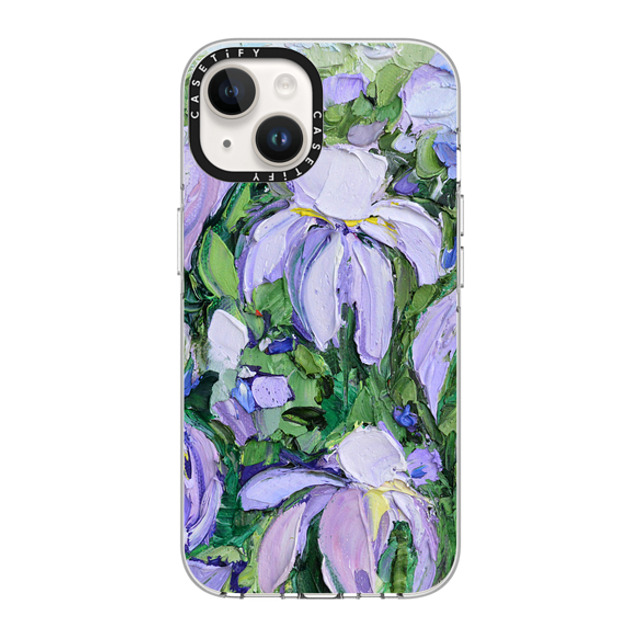 Ann Marie Coolick x CASETiFY iPhone 14 Case Clear Clear Case MagSafe Compatible Summer Lilacs Ann Marie Coolick x CASETiFY iPhone 14 Case Clear Clear Case MagSafe Compatible Summer Lilacs
