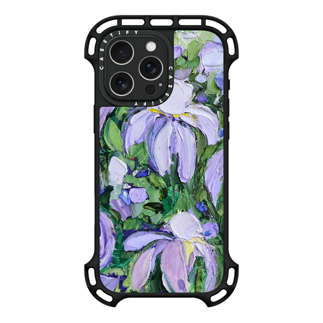 Ann Marie Coolick x CASETiFY iPhone 16 Pro Max ケース ブラック ウルトラ バウンスケース MagSafe対応 Summer Lilacs