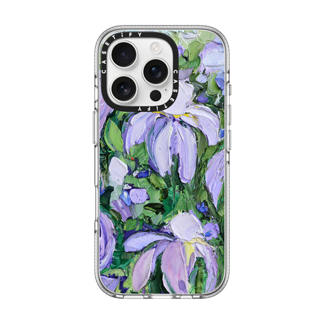 Ann Marie Coolick x CASETiFY iPhone 16 Pro ケース クリア クリア ケース MagSafe対応 Summer Lilacs