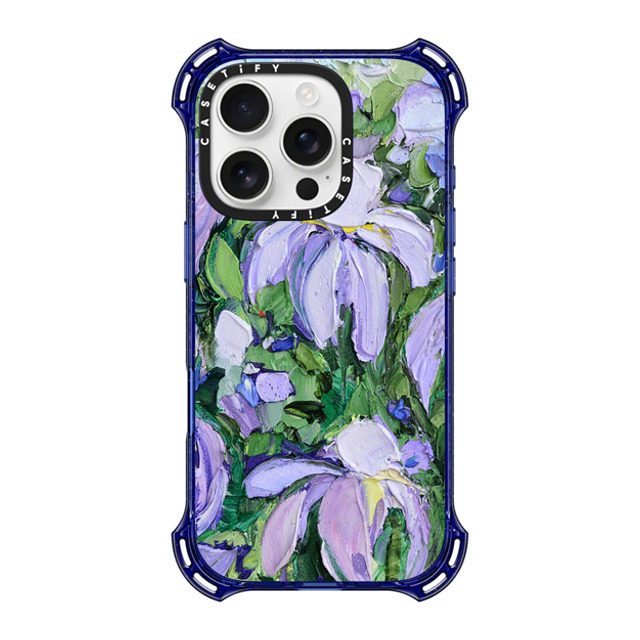 Ann Marie Coolick x CASETiFY iPhone 16 Pro Case コバルトブルー バウンスケース Summer Lilacs Ann Marie Coolick x CASETiFY iPhone 16 Pro Case コバルトブルー バウンスケース Summer Lilacs