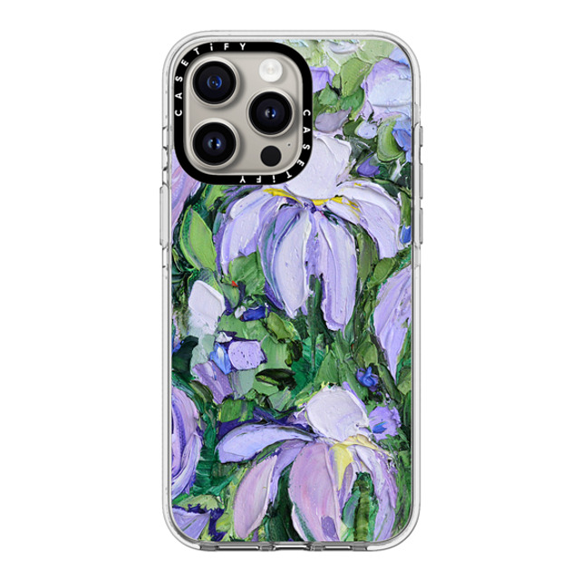 Ann Marie Coolick x CASETiFY iPhone 15 Pro Max ケース クリア クリア ケース MagSafe対応 Summer Lilacs