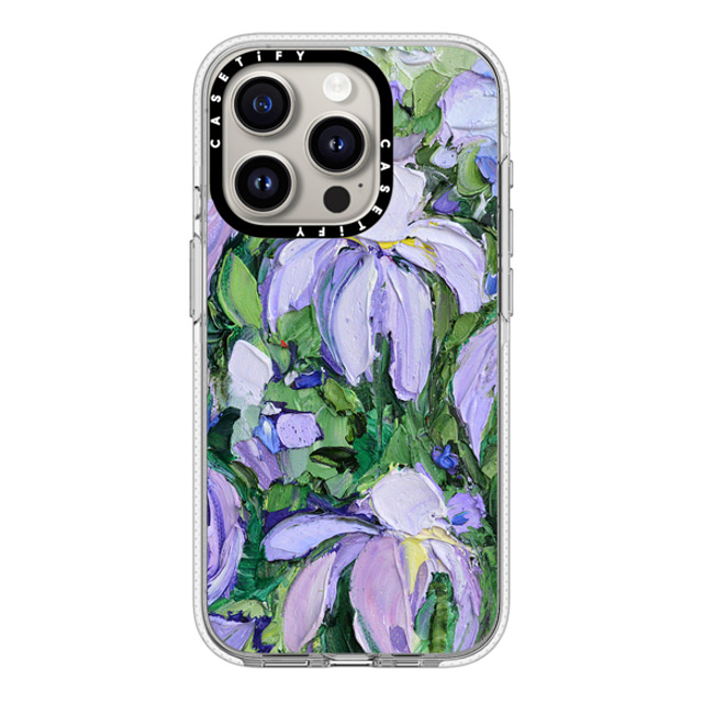 Ann Marie Coolick x CASETiFY iPhone 15 Pro ケース クリア クリア ケース MagSafe対応 Summer Lilacs