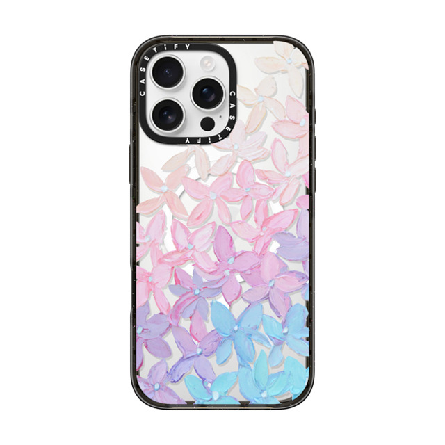 Ann Marie Coolick x CASETiFY iPhone 16 Pro Max ケース Floral,Fine Art ブラック インパクトケース MagSafe対応 Clear Hydrangea Blooms Back to School Ann Marie Coolick x CASETiFY iPhone 16 Pro Max ケース Floral,Fine Art ブラック インパクトケース MagSafe対応 Clear Hydrangea Blooms Back to School