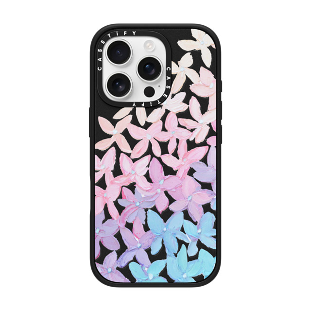 Ann Marie Coolick x CASETiFY iPhone 16 Pro ケース Floral,Fine Art マットブラック インパクトケース MagSafe対応 Clear Hydrangea Blooms Father's Day Ann Marie Coolick x CASETiFY iPhone 16 Pro ケース Floral,Fine Art マットブラック インパクトケース MagSafe対応 Clear Hydrangea Blooms Father's Day