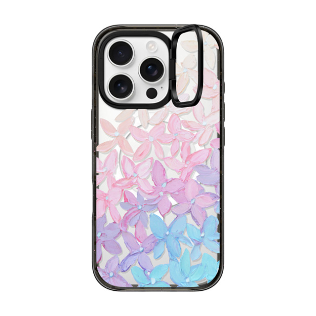 Ann Marie Coolick x CASETiFY iPhone 16 Pro ケース Floral,Fine Art ブラック インパクトリングスタンドケース MagSafe対応 Clear Hydrangea Blooms Father's Day Ann Marie Coolick x CASETiFY iPhone 16 Pro ケース Floral,Fine Art ブラック インパクトリングスタンドケース MagSafe対応 Clear Hydrangea Blooms Father's Day