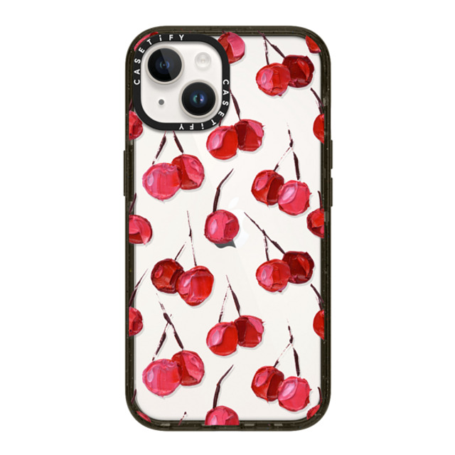 Ann Marie Coolick x CASETiFY iPhone 14 ケース ブラック インパクトケース Bing Cherry